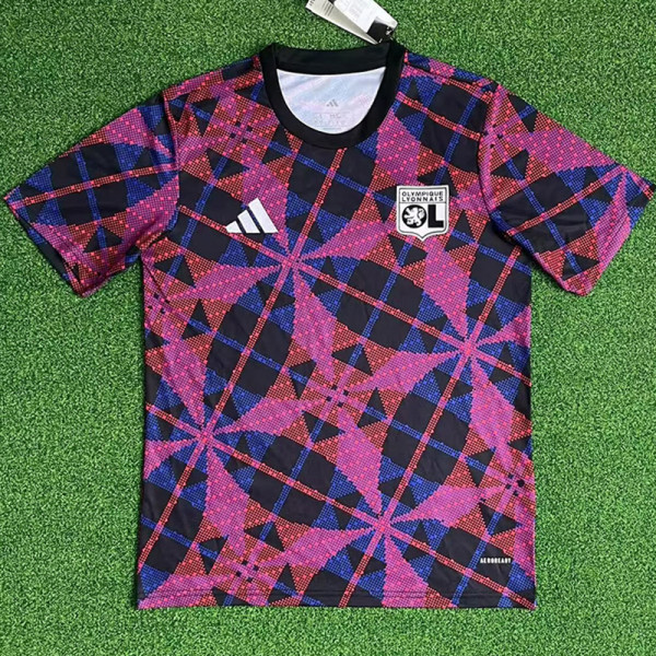 25/26 Lyon Red Pre match   Training shirts