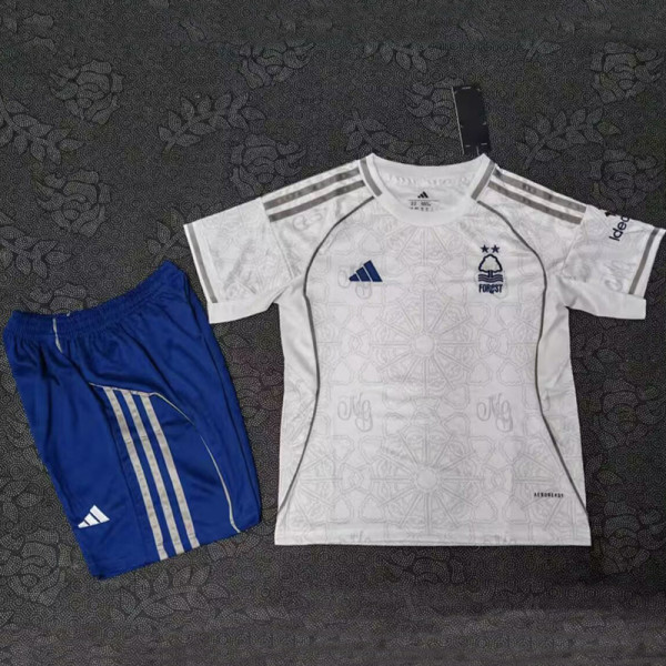 25/26Nottingham Away Kids Soccer Jersey