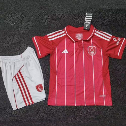 25/26Nottingham Home Kids   Soccer Jersey