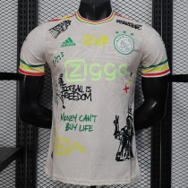 25/26 Ajax Graffiti Beige Player Version Soccer Jersey 25/26 Ajax Graffiti Beige Player Version Soccer Jersey