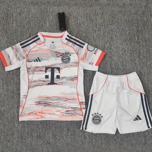 25/26  Bayern Away  Kids Soccer Jersey
