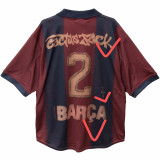 25/26  BAR Home Co branded Edition Retro  Soccer Jersey(背后广告、#2）