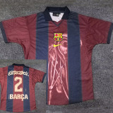 25/26  BAR Home Co branded Edition Retro  Soccer Jersey(背后广告、#2）