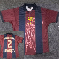 25/26  BAR Home Co branded Edition Retro  Soccer Jersey(背后广告、#2）