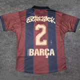 25/26  BAR Home Co branded Edition Retro  Soccer Jersey(背后广告、#2）