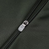 25/26 Bayern Dark Green Half Pull Tracksuit #B2512 (半拉链)