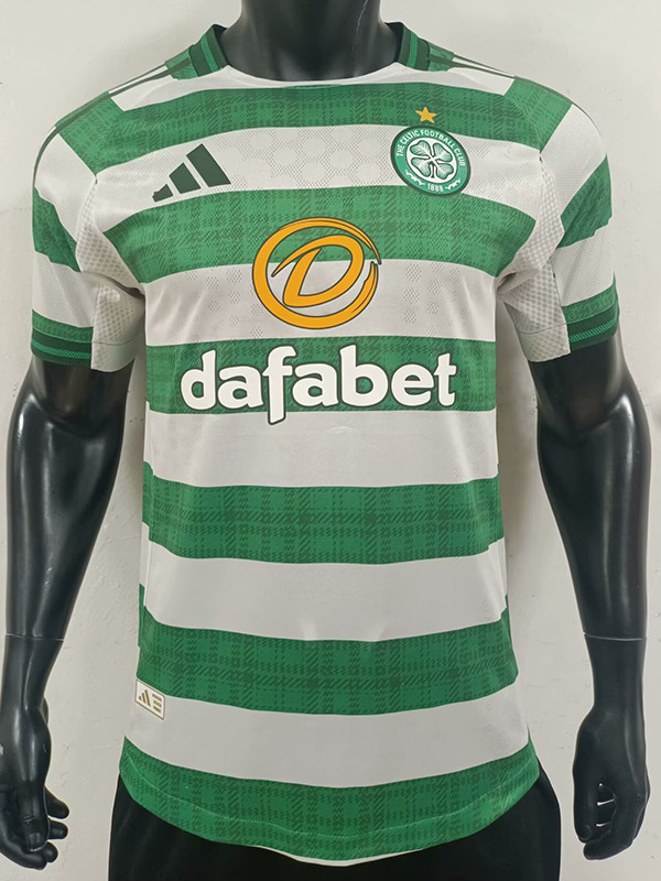 25/26 Celtic Home Player Version Soccer Jersey