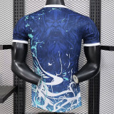 25/26 RMA Old Man  Special Edition Royal BluePlayer Version Soccer Jersey