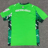 25/26  Monchengladbach Away Fans Soccer Jersey(左袖广告）