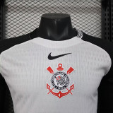 25/26 Corinthians Home  Long Sleeve  Player Version Soccer Jersey(长袖）