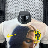 25/26 Brazil Christ statue Yellow Player Version Soccer Jersey