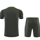 25/26 CHE Army Green Training Shorts Suit