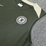 25/26  CHE Army Green Tank top and shorts suit