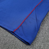 25/26 Man Utd Blue Half Pull Tracksuit  (半拉链)