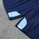25/26 Man City Royal Blue Training Shorts Suit（天蓝衣边）