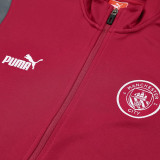 25/26  Man City Maroon  Jacket Tracksuit
