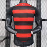 25/26 Flamengo Home  Player Version Soccer Jersey(Print all sponsors、全广告）