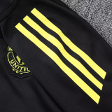 25/26 Man Utd Black  Half Pull Tracksuit #B2538 (半拉链)