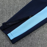 25/26  Man City Royal Blue  Jacket Tracksuit（Zipper pants cuffs）拉链裤脚