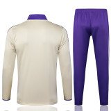 25/26  RMA Retro Light Yellow Half Pull Tracksuit #B2536 (半拉链)