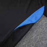 25/26 Man Utd Black  Half Pull Tracksuit #B2538 (半拉链)