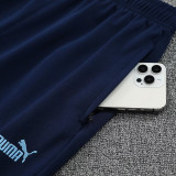 25/26  Man City Royal Blue  Jacket Tracksuit（Zipper pants cuffs）拉链裤脚