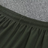 25/26 CHE Army Green Training Shorts Suit