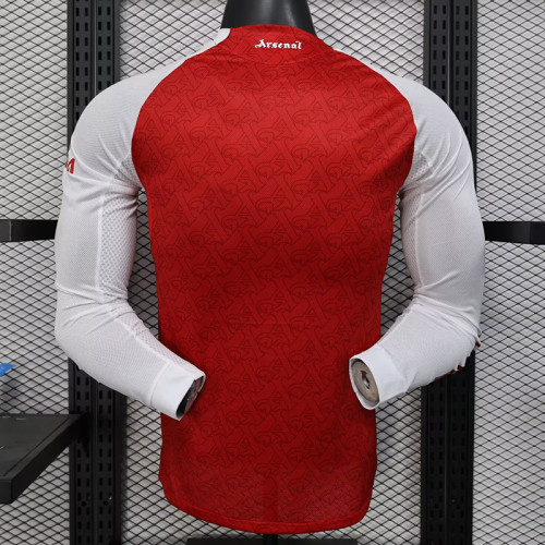 25/26 ARS Home Player Version  Long Sleeve Soccer Jersey（长袖）