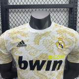 25/26 RMA Yellow Dragon pattern  Special Edition Player Version Soccer Jersey