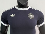 2025 Germany Stone Blue 1:1 Pure Cotton T-shirt(纯棉)