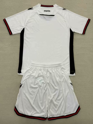 25/26 Albania Away  Kids  Soccer Jersey