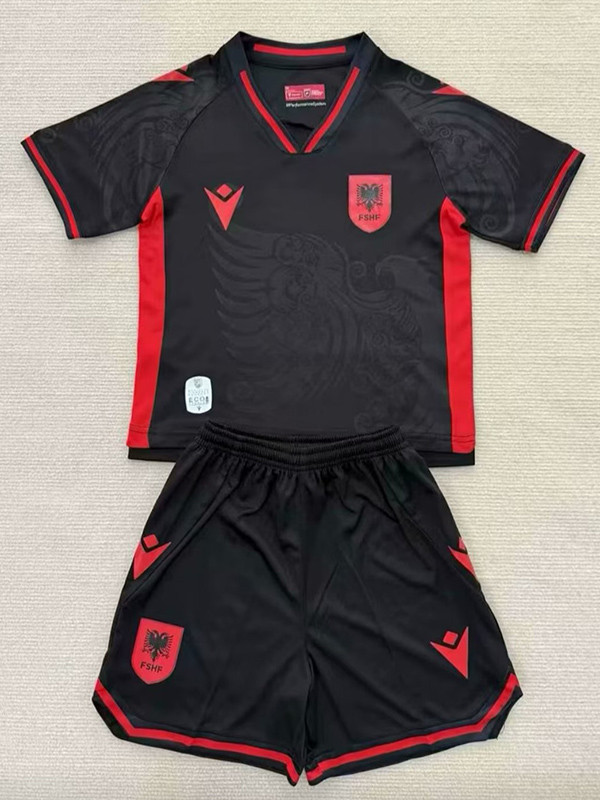 25/26 Albania Third  Kids  Soccer Jersey