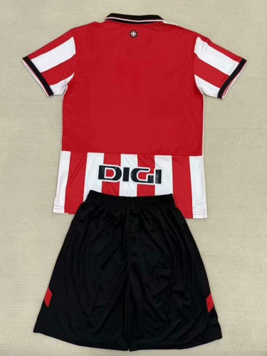 25/26  Bilbao Home  Kids  Soccer Jersey