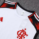 25/26 Flamengo Away White Training vest Suit D2560