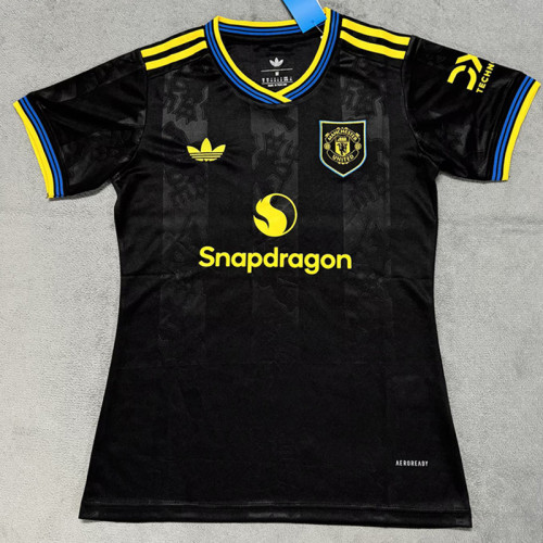 25/26 Man Utd Third  Women  Soccer Jersey#女