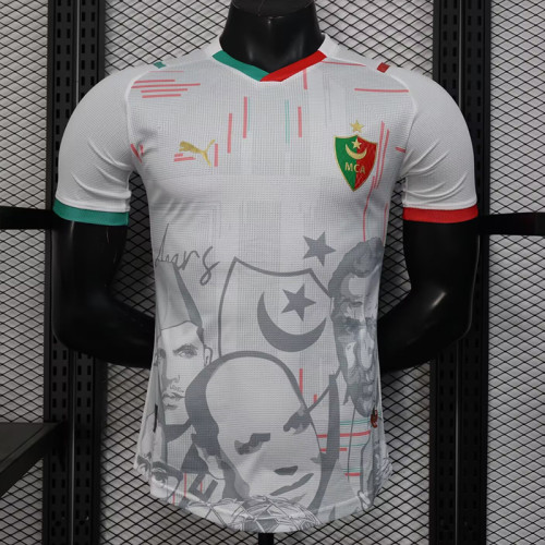 25/26  Algerian (MCA) White Player Version Soccer Jersey(阿尔及利亚MCA俱乐部)