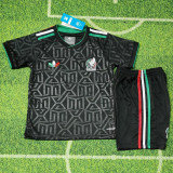 25/26 Mexico Special Edition Black Kids Soccer Jersey