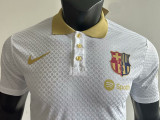 25/26 BAR White 125Anniversary Edition Player Version  Polo Shirt