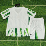 25/26  Algeria Home Kids Soccer Jersey