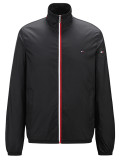 2025 New Black Simple casual Windbreaker#汤米风衣-707