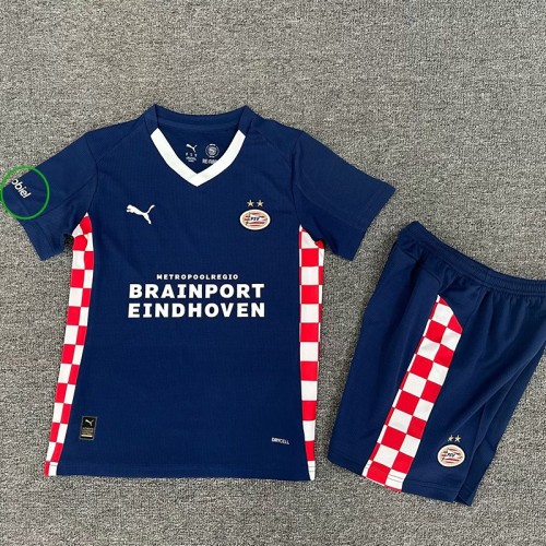 25/26 PSV Away  Kids  Soccer Jersey
