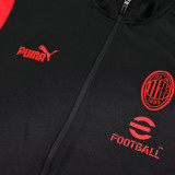25/26  ACM Black  Jacket Tracksuit #后背带广告