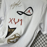 2025 T269 Jordan Logo  Pure Cotton  White T-shirt
