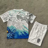 25/26 Brazil Parrot Special Edition White  Kids  Soccer Jersey