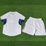25/26   Algeria White Player Version  Kids Soccer Jersey#A37