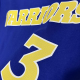 2025 T259 Warriors  PAUL #3 NK Blue  Pure Cotton  Blue T-shirt