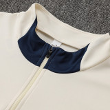 25/26 Portugal Beige Half Pull Kids Tracksuit  (童装、半拉链)