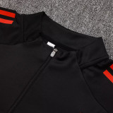 25/26 LIV Black Half Pull Kids Tracksuit  (童装、半拉链)