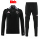24/25 Inter Miami Black  Kids Half Pull Tracksuit  (童装、半拉链)