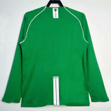 2007/2008 Man Utd Goalkeeper Green Long Sleeve  Retro Soccer Jersey